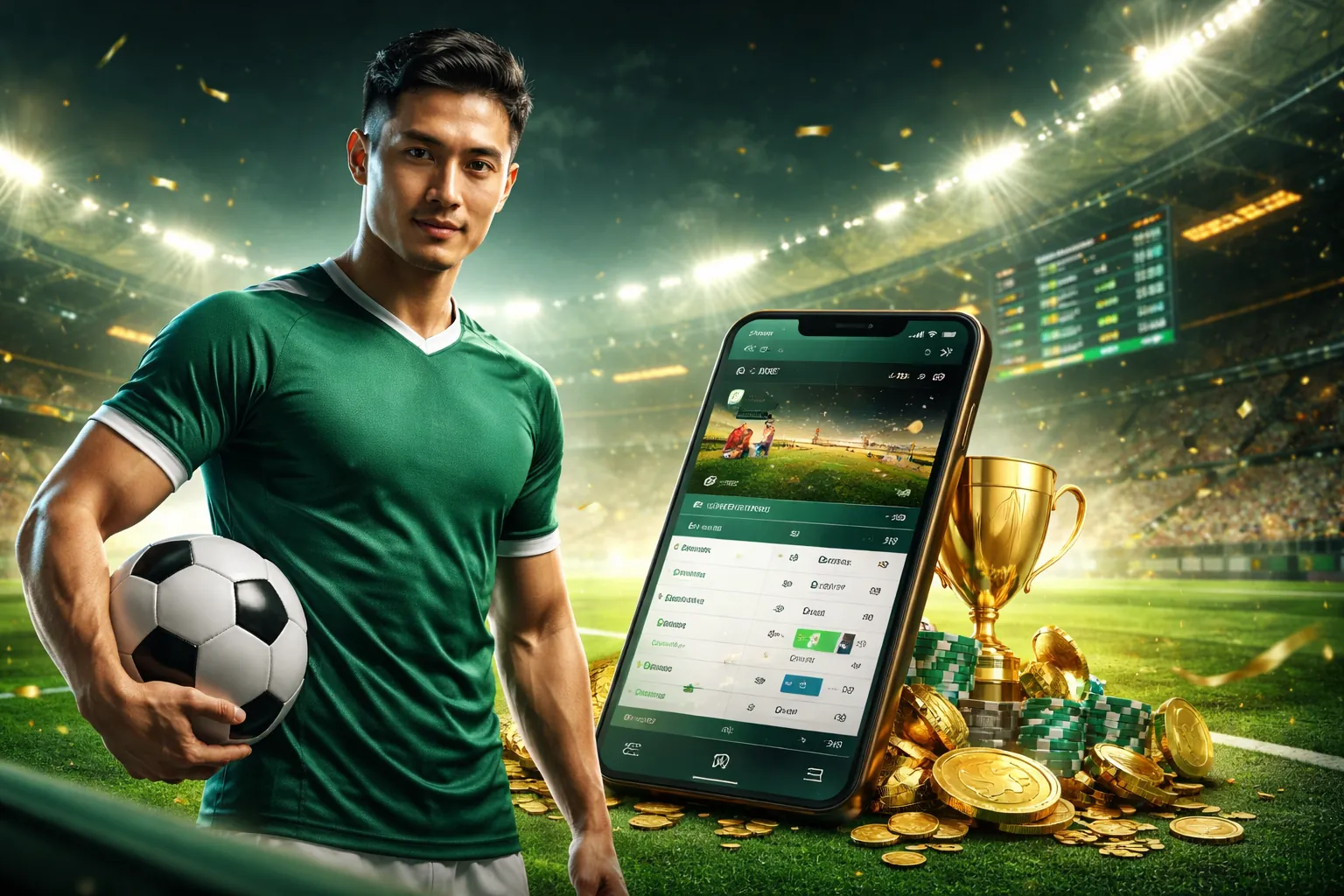Sân vận động rực rỡ của new 8